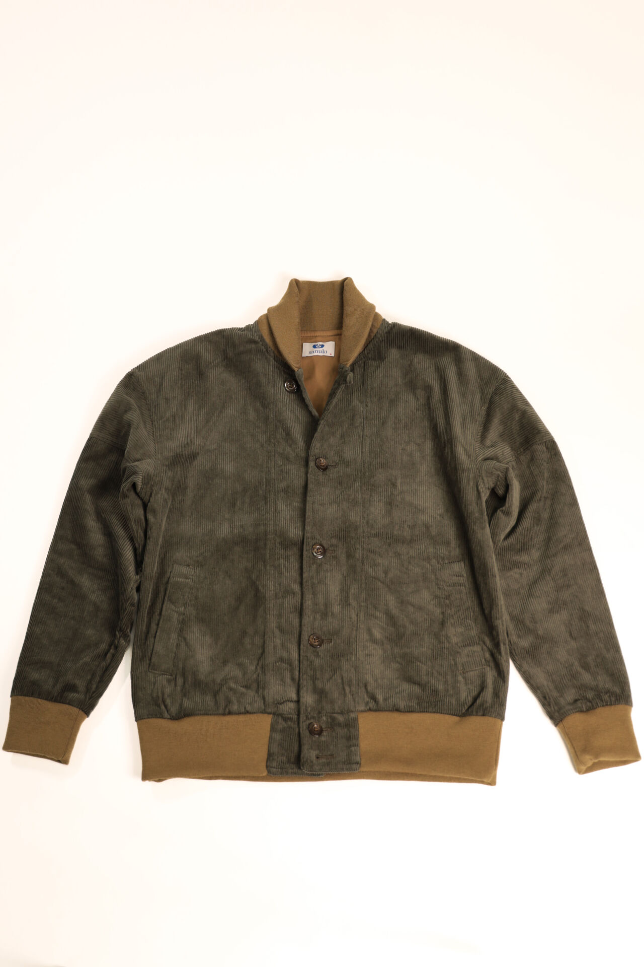 TNK501SZA "Sazanami" Corduroy Jacket (Olive),, large image number 11