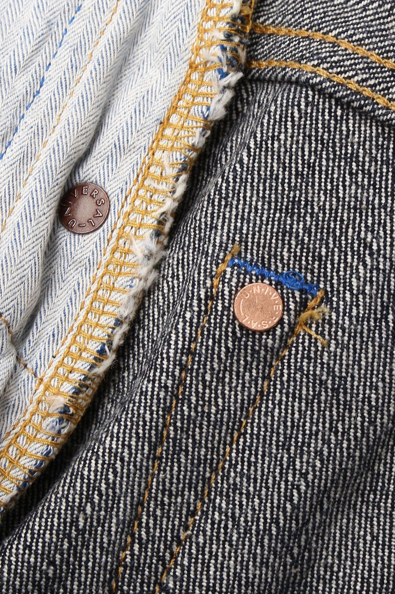 NST 16oz "SEN" ナチュラルインディゴテーパードジーンズ image number 7