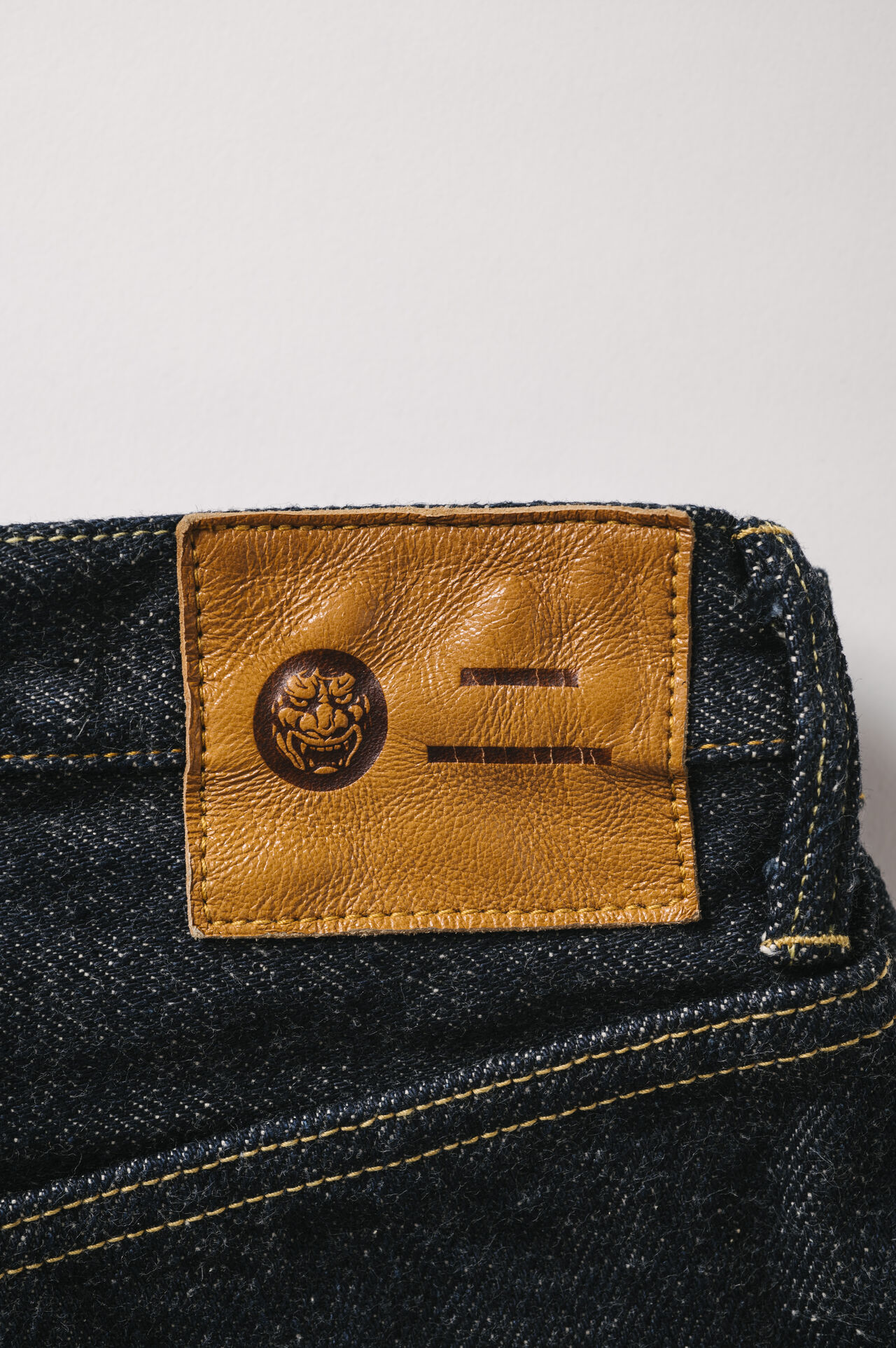 OTHT ONI x TANUKI コラボレーション 21.5oz シークレットデニムハイライズテーパードジーンズ,, large image number 30