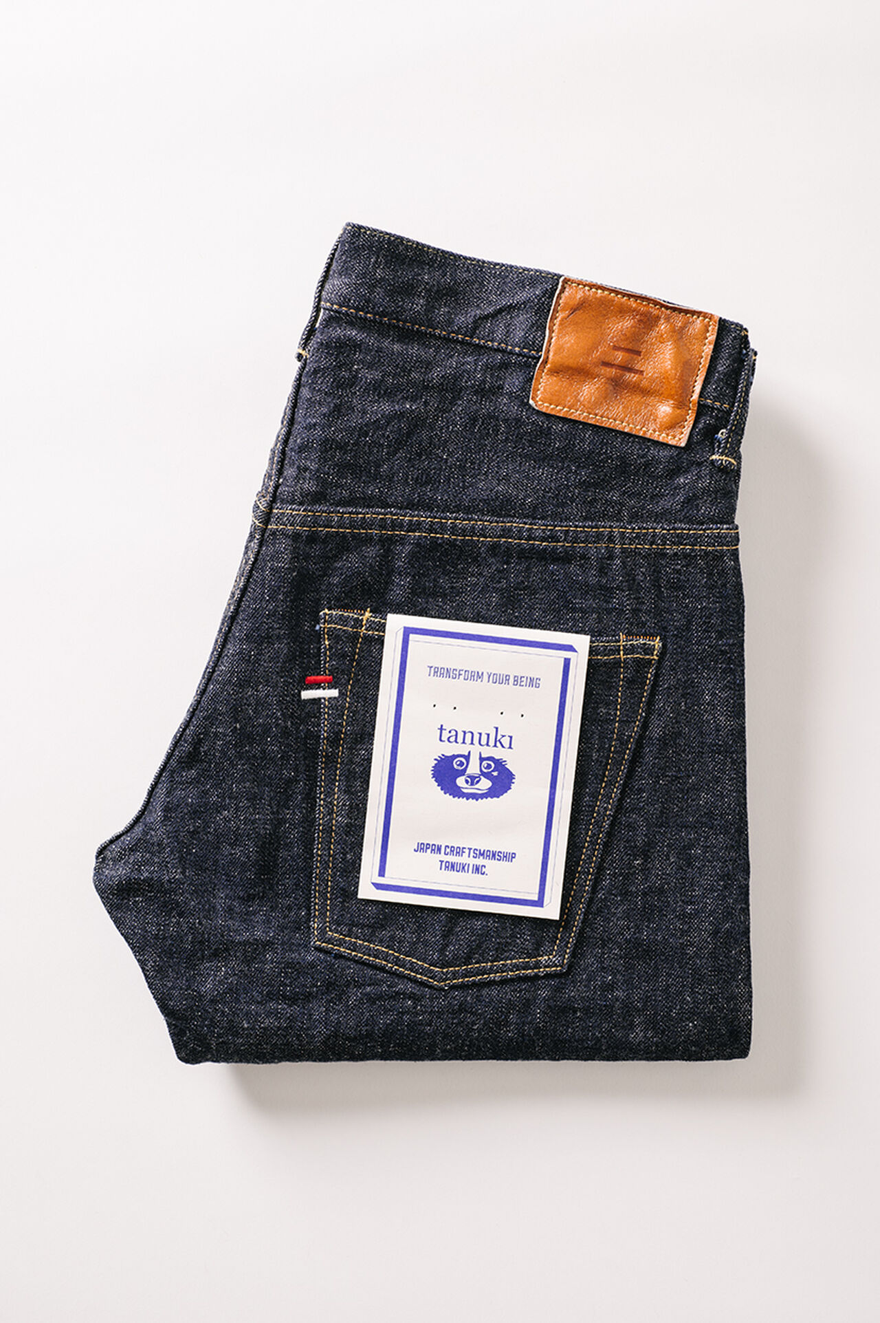 Z0830FU 14oz "FUUMA" Selvedge Street Tapered Jeans image number 15