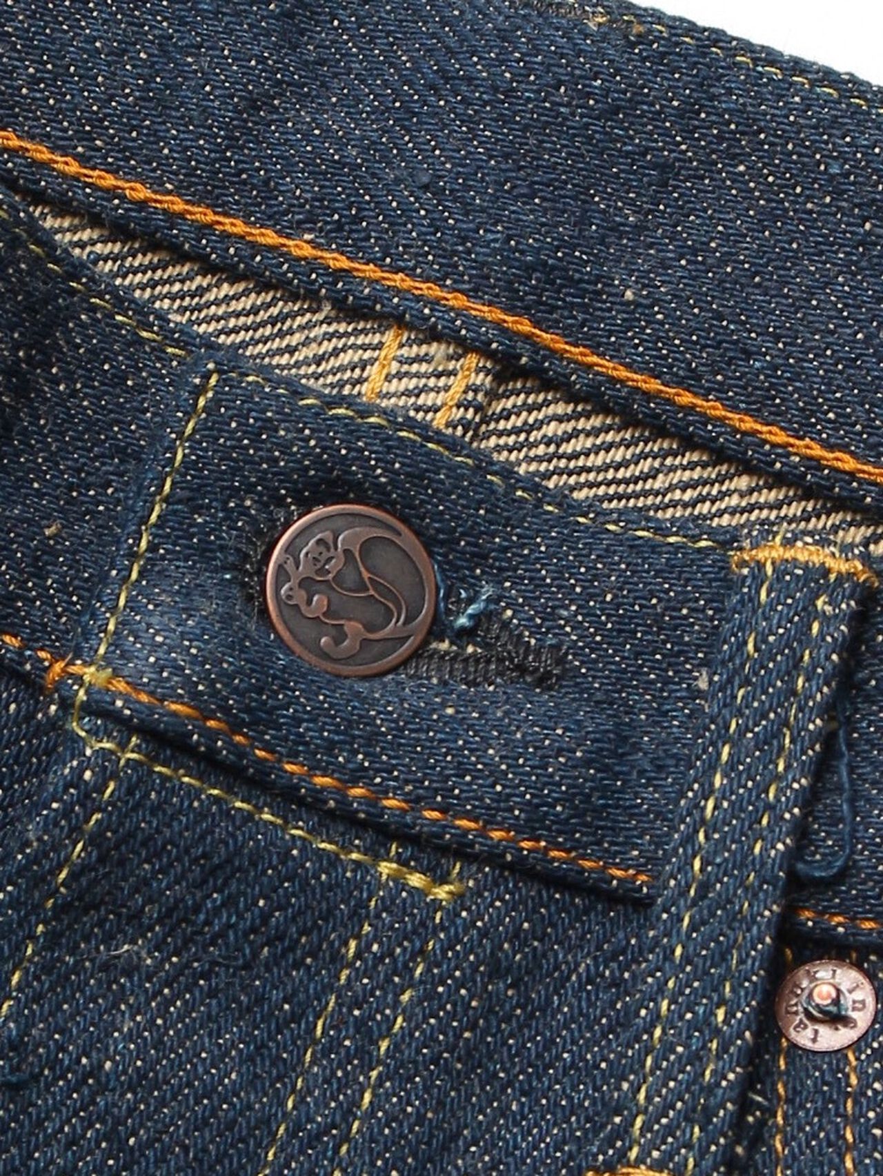 OTR ONI x TANUKI Collaboration 21.5oz Secret Denim Regular Jeans-One Wash-33,, large image number 3