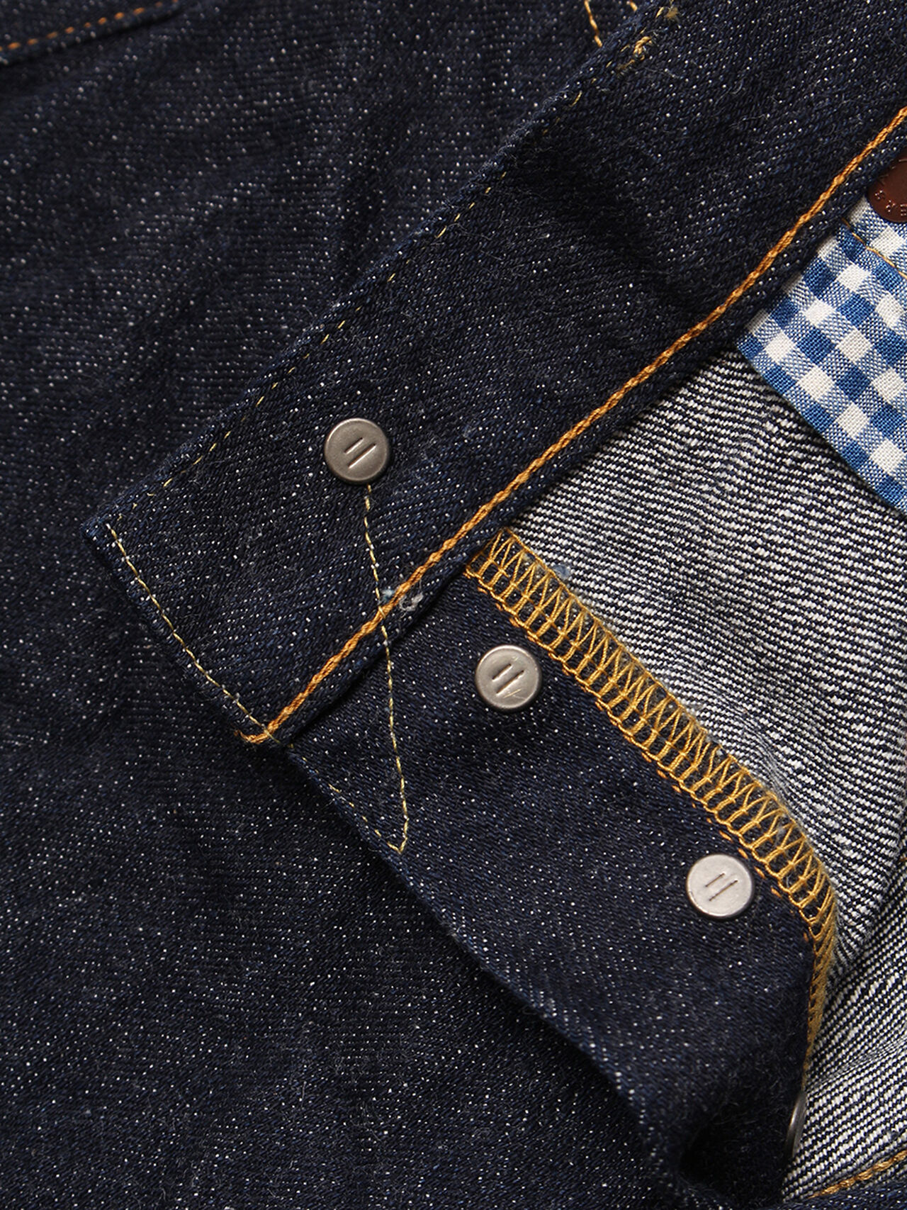 NSXT 16oz "SEN" Natural Indigo Extreme Tapered Jeans image number 4