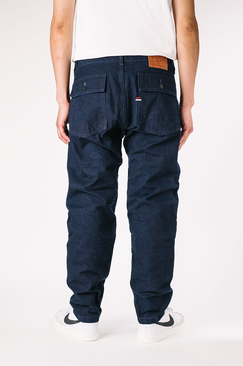 Buy YO0905BKRID 25OZ UTILITY INDIGO PANTS for TWD 5715 | Tanuki