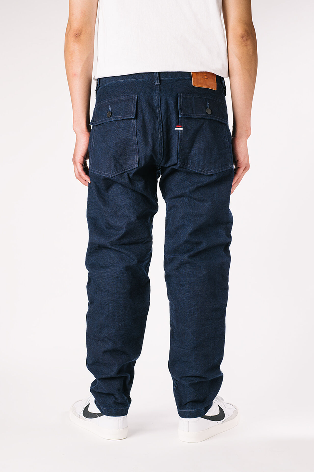 YO0905BKRID 25OZ UTILITY INDIGO PANTS,, large image number 1