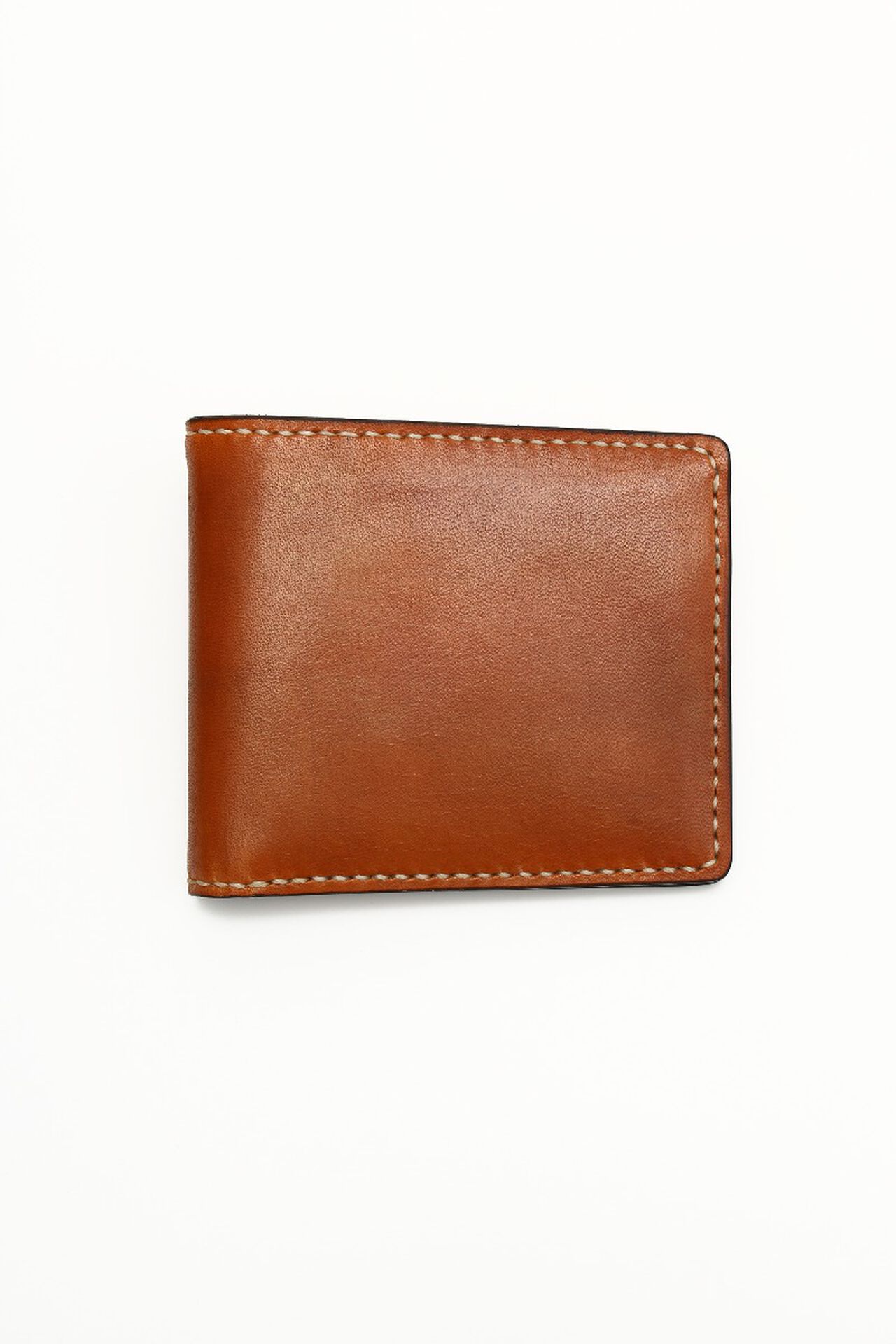Saddle Short Wallet without Coin Pocket (BROWN),, large image number 1