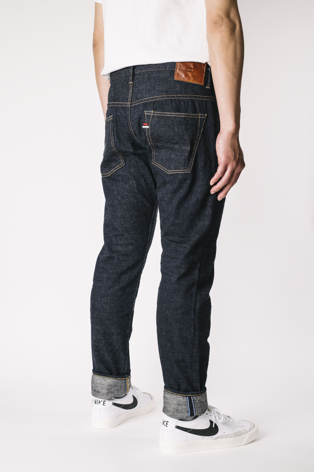 TT 12.5oz "天 (Ten)" Tapered Jeans image number 4