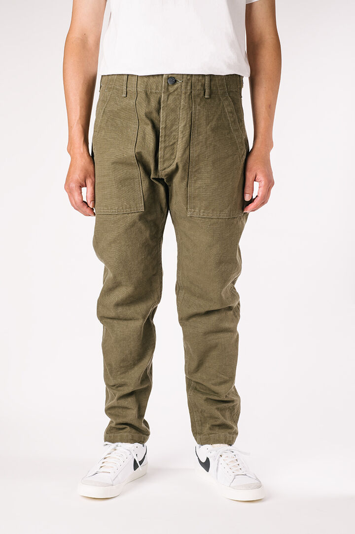 YO0905BKROLV 25OZ UTILITY OLIVE PANTS,, medium