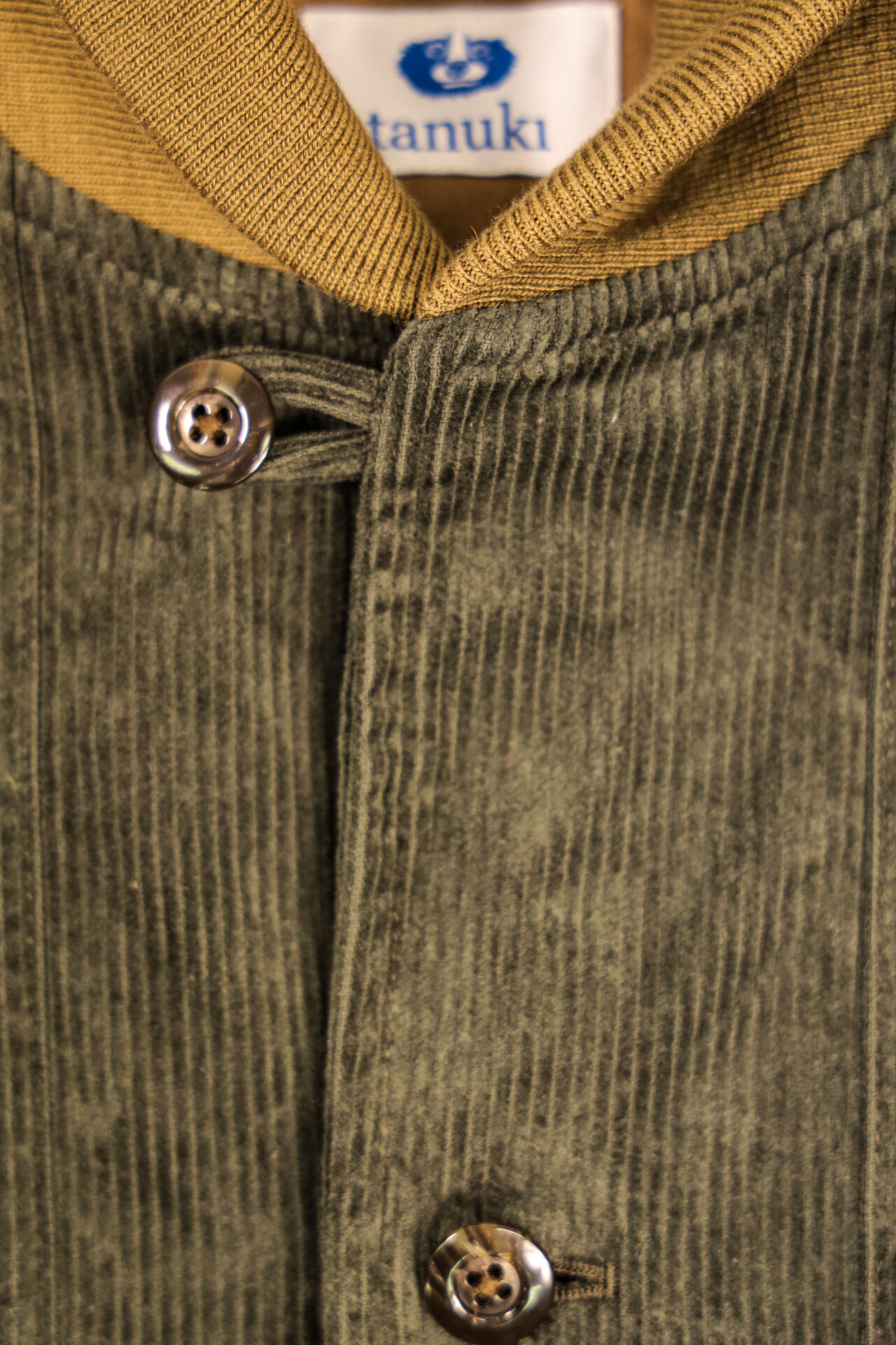 TNK501SZA "Sazanami" Corduroy Jacket (Olive),, large image number 5