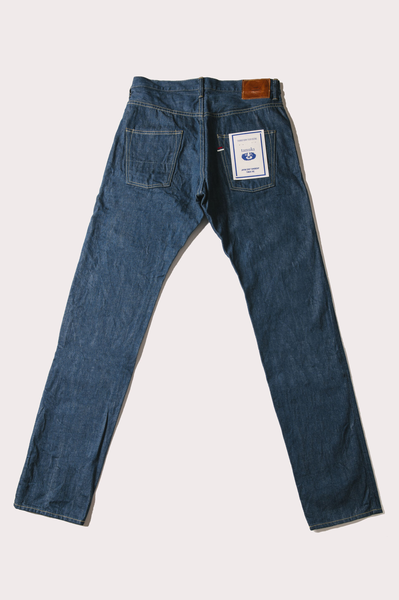 KHT 13oz "Kaze" Fade Blue High Tapered Jeans,, large image number 6