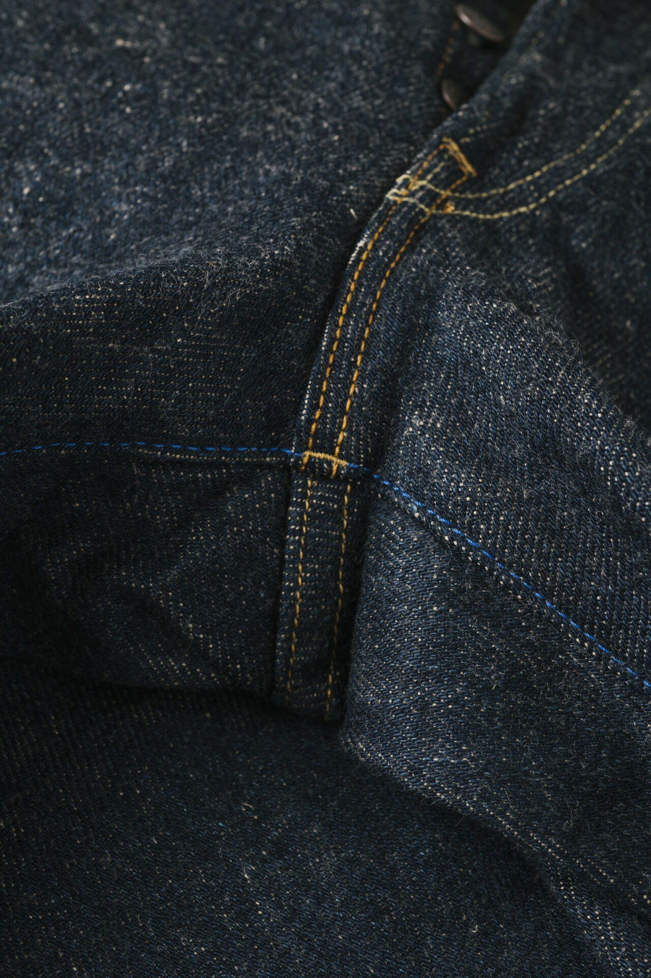 OTHT ONI x TANUKI Collaboration 21.5oz Secret Denim High Rise Tapered Jeans,, large image number 12