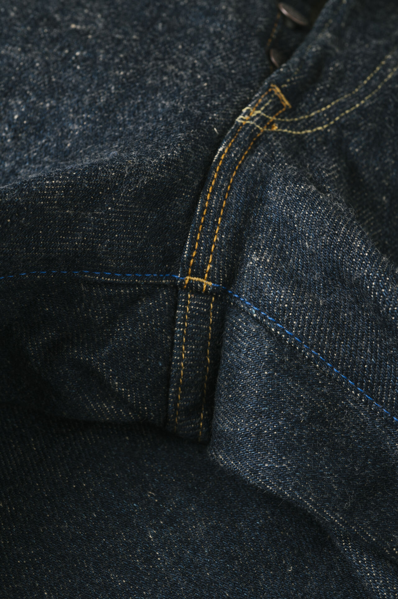 OTHT ONI x TANUKI Collaboration 21.5oz Secret Denim High Rise Tapered Jeans image number 12