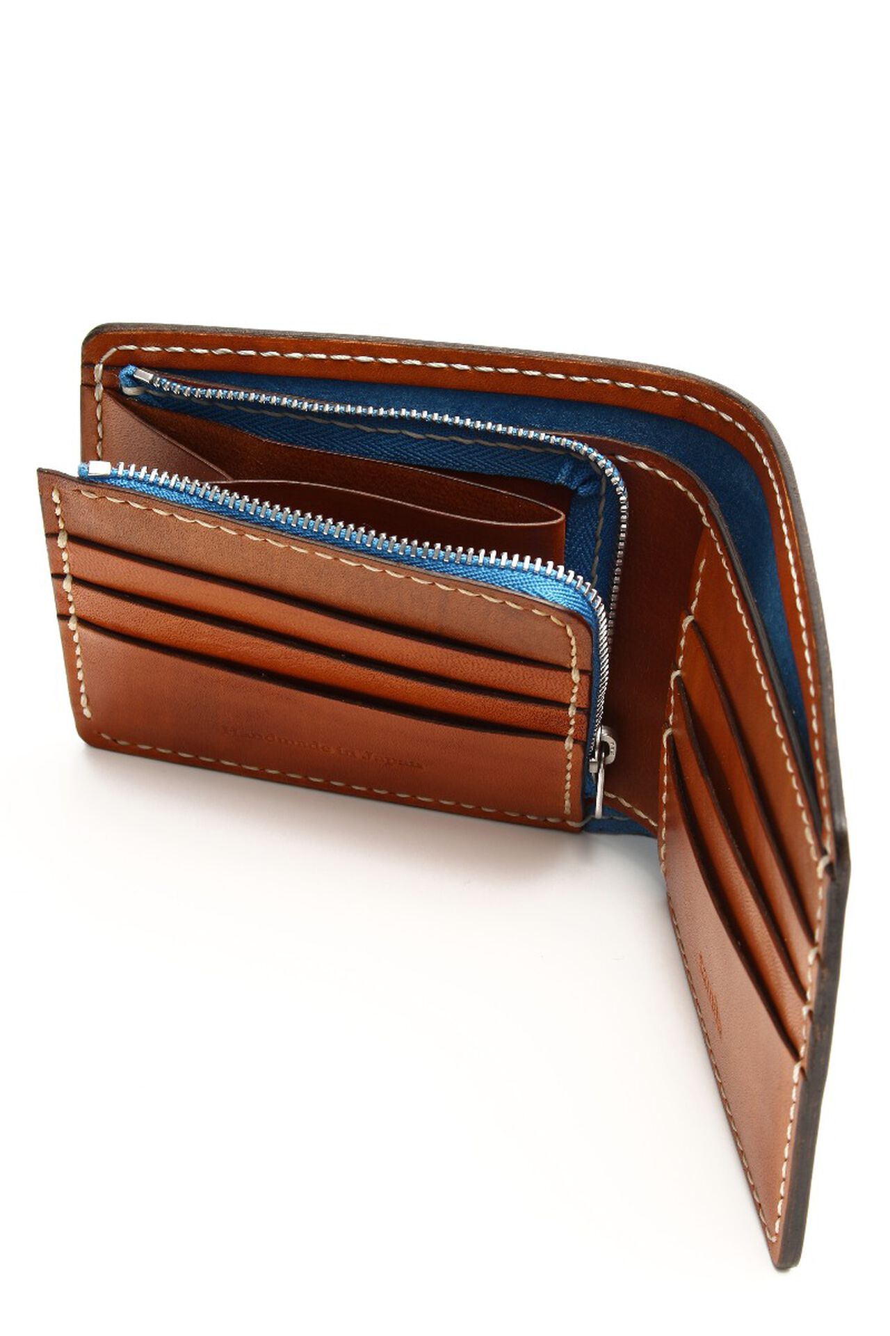 Short Wallet with Coin Pocket (Cordovan) (BROWN),, large image number 4