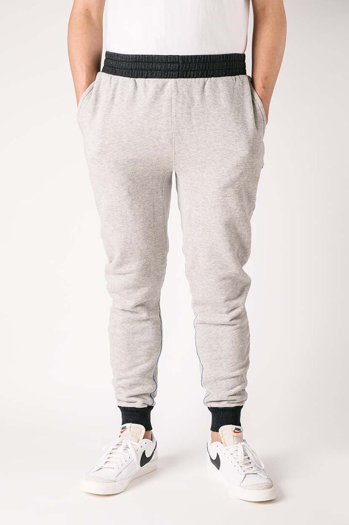 ZU9034SO Loopwheeled Tsuri-ami Grey "ZUIEN" Sweatpants,, medium