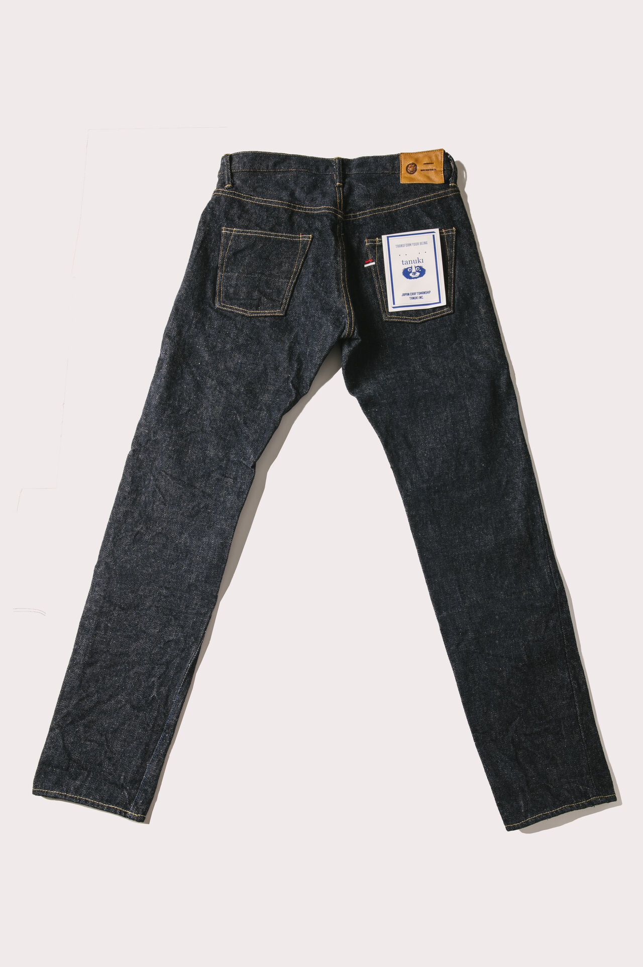 OTNHT ONI x TANUKI Collaboration 20oz Natural Indigo Secret Denim High Tapered Jeans,, large image number 10