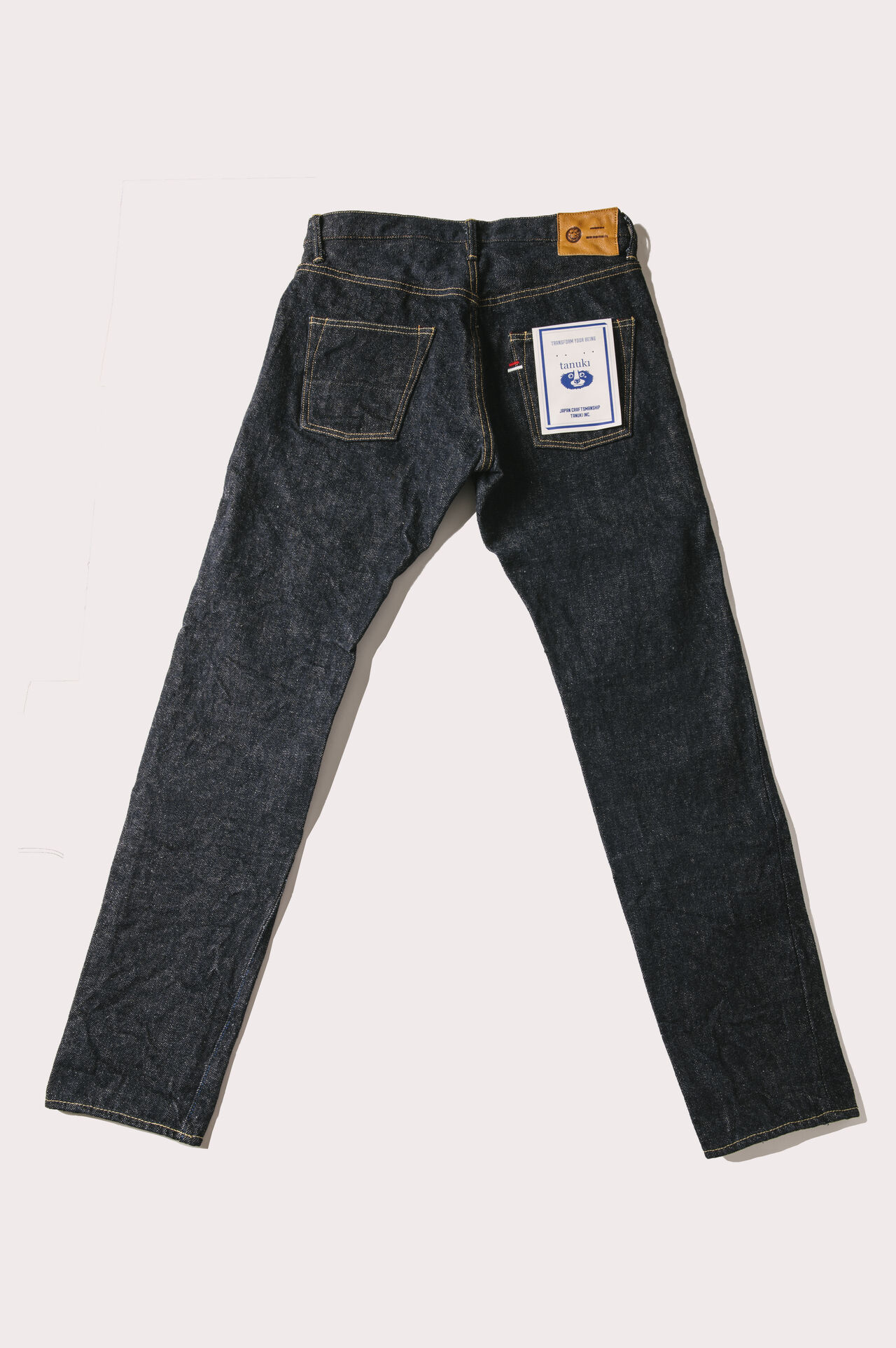 OTHT ONI x TANUKI コラボレーション 21.5oz シークレットデニムハイライズテーパードジーンズ,, large image number 10