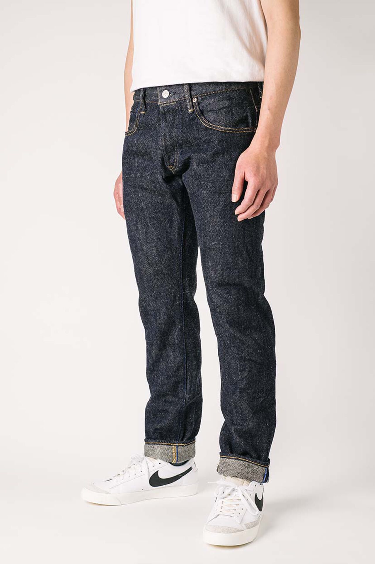 MI9894T 
"Miyabi" 18.7oz Tapered Jeans,, large image number 1