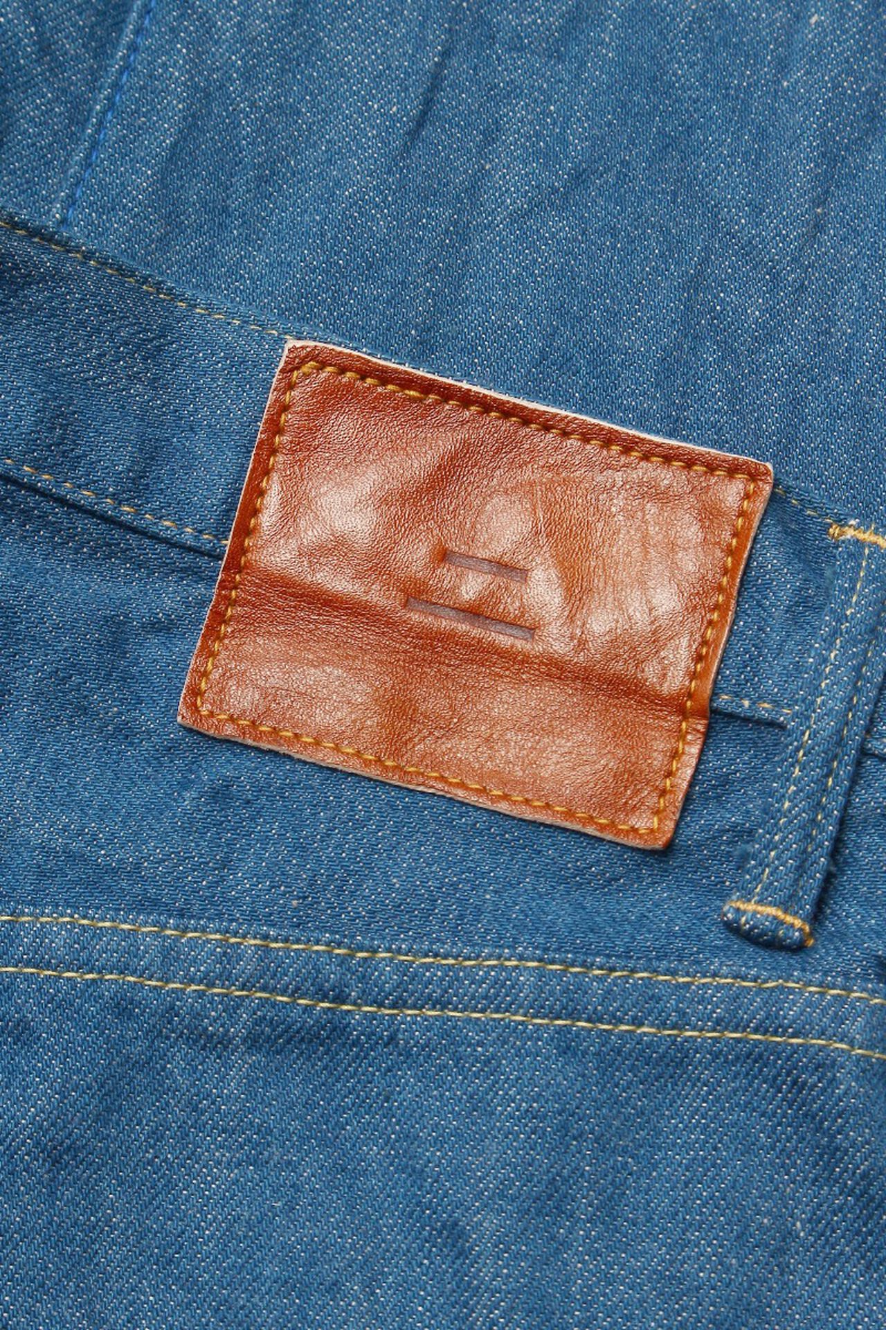 KHT 13oz "Kaze" Fade Blue High Tapered Jeans,, large image number 12