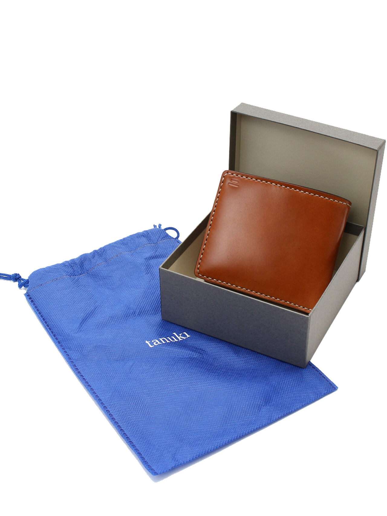 Saddle Short Wallet with Coin Pocket (BROWN),, large image number 6