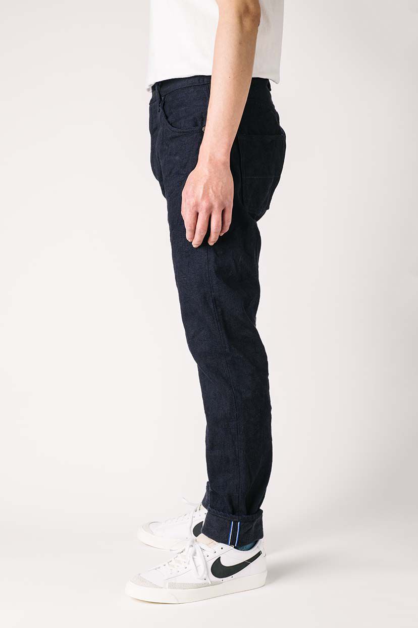【THE MOZZ】Sander tapered denim pants Vayder Crackle Stretch Tapered Jeans | Saks Fifth Avenue