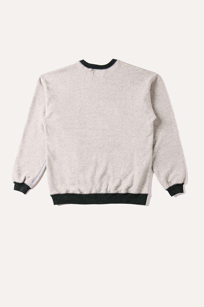 ZU1104K Loopwheeled Tsuri-ami grey 