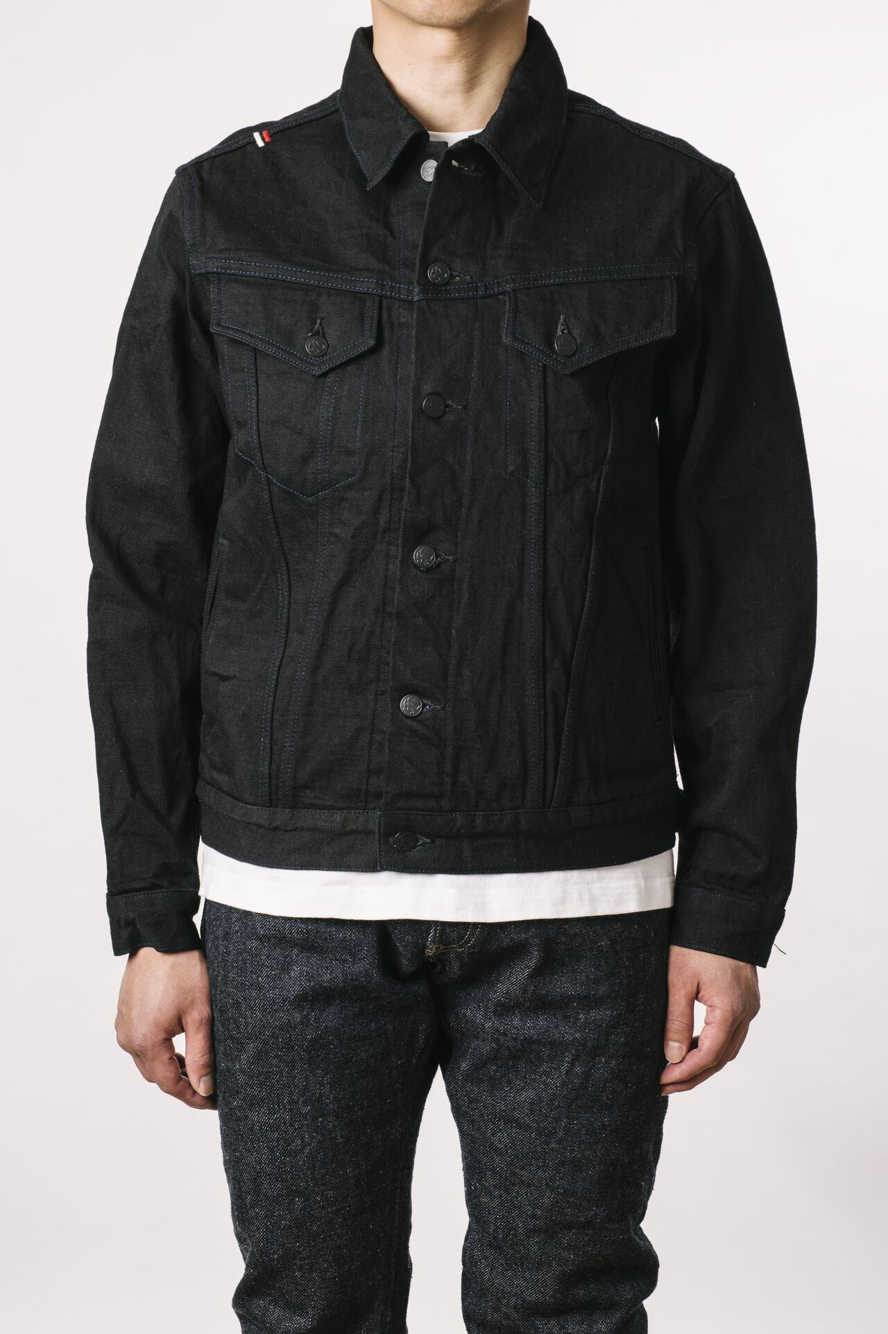 BKJKT3 15.5oz 3rd type Jacket with handwarmers-40-One Wash,, large image number 0