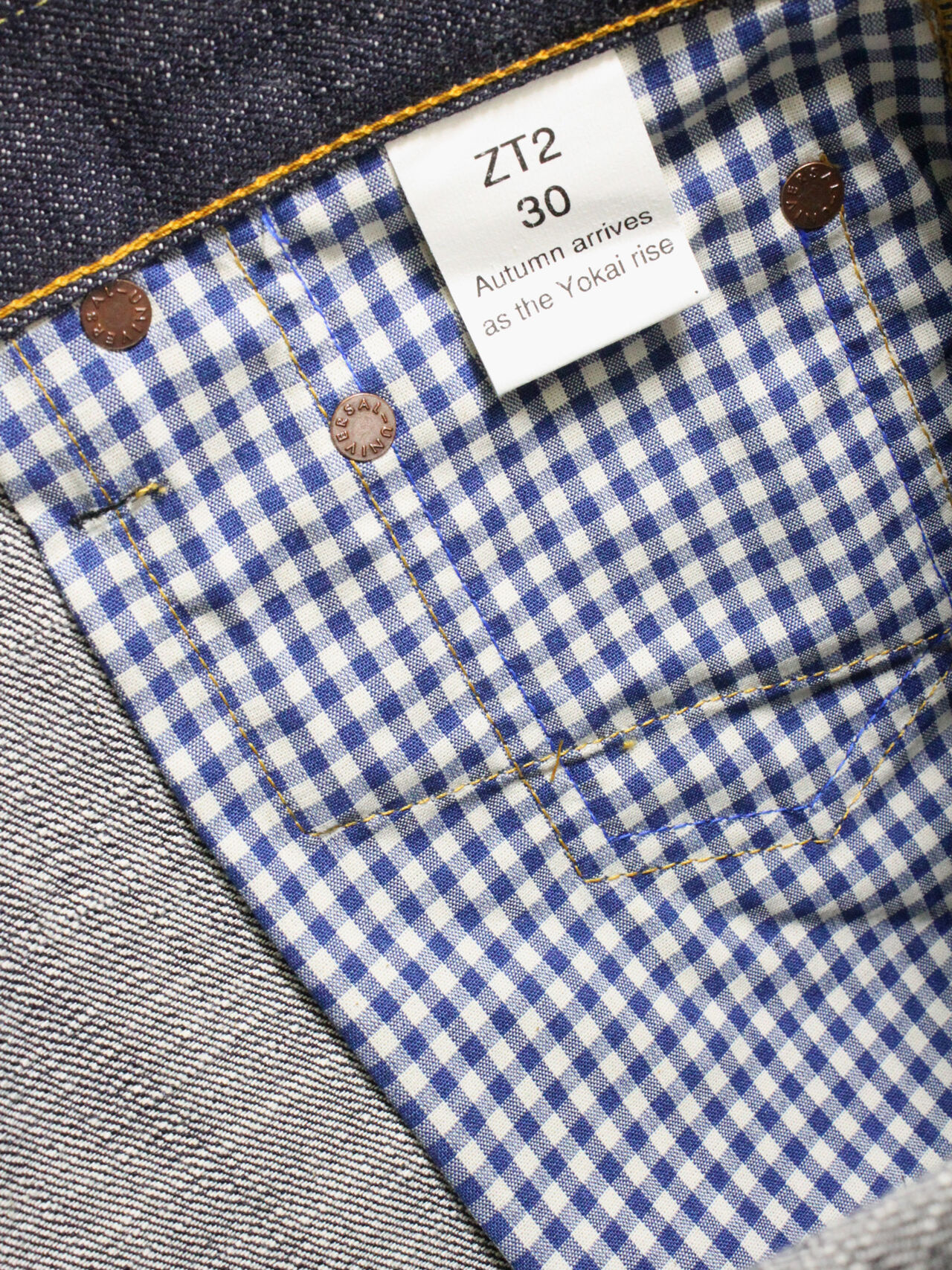 ZT 14oz "Zetto" Tapered Jeans image number 9