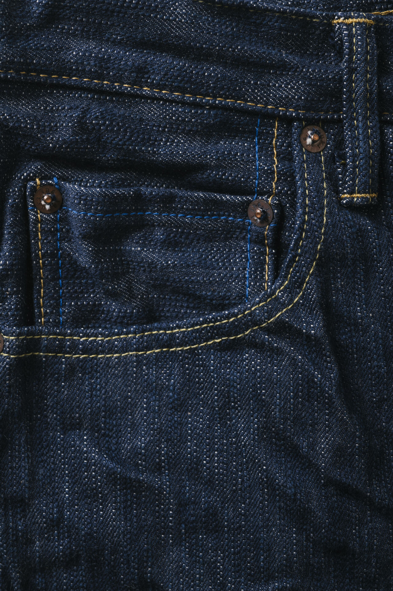 AHT 18oz Shoai "Arashi" High Tapered Jeans,, large image number 12