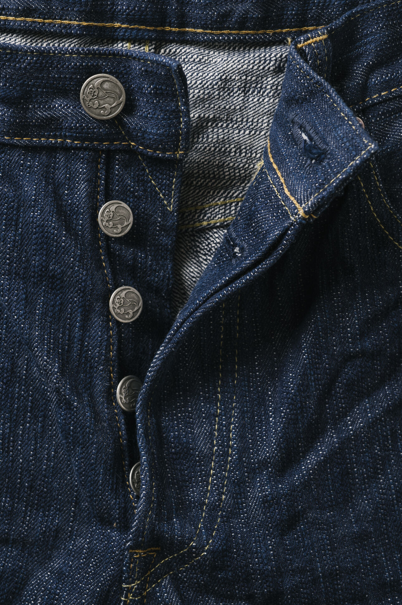 AHT 18oz Shoai "Arashi" High Tapered Jeans,, large image number 13