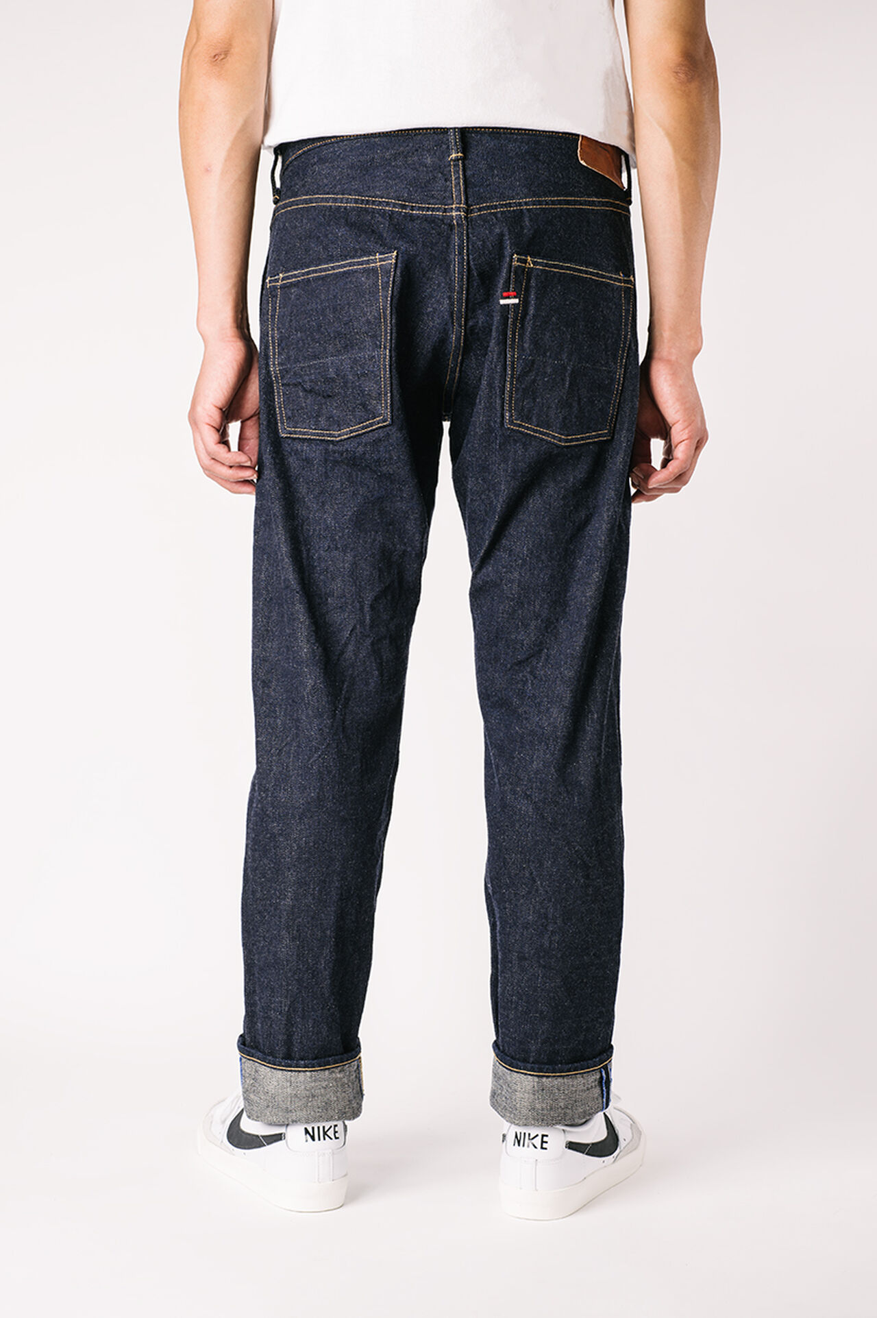 NHT 16.5oz "Natural Indigo" High Tapered Jeans image number 1