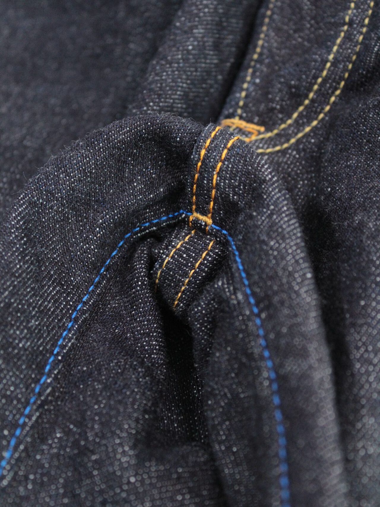 rSFU 15.5oz "FUUMA" Retro Sen Selvedge Street Tapered Jeans image number 9