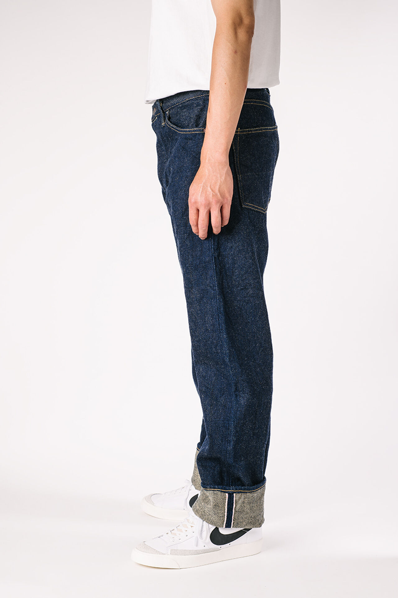 OTR ONI x TANUKI Collaboration 21.5oz Secret Denim Regular Jeans-One Wash-32,, large image number 2