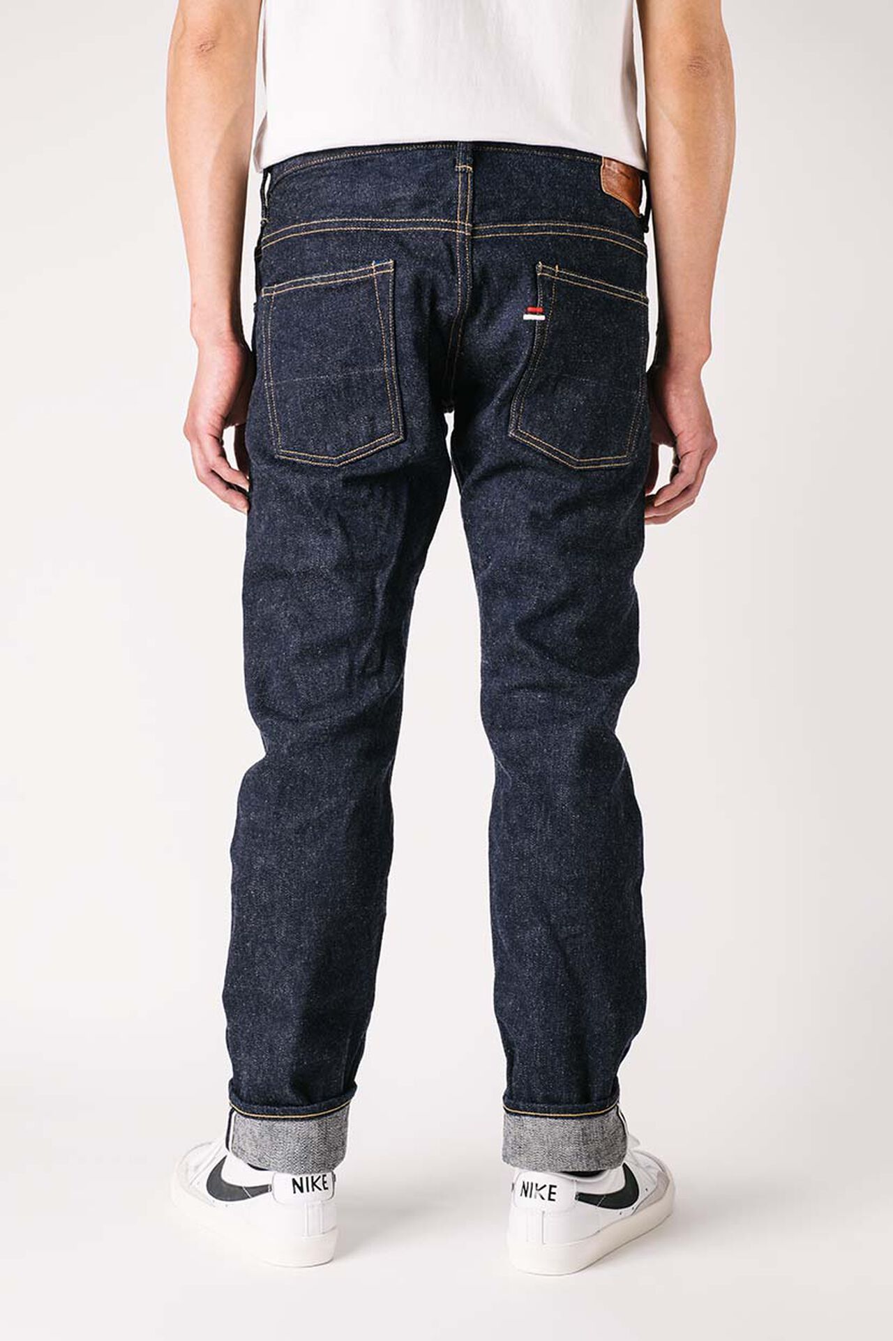 NST 16oz "SEN" Natural Indigo Tapered Jeans,, large image number 3