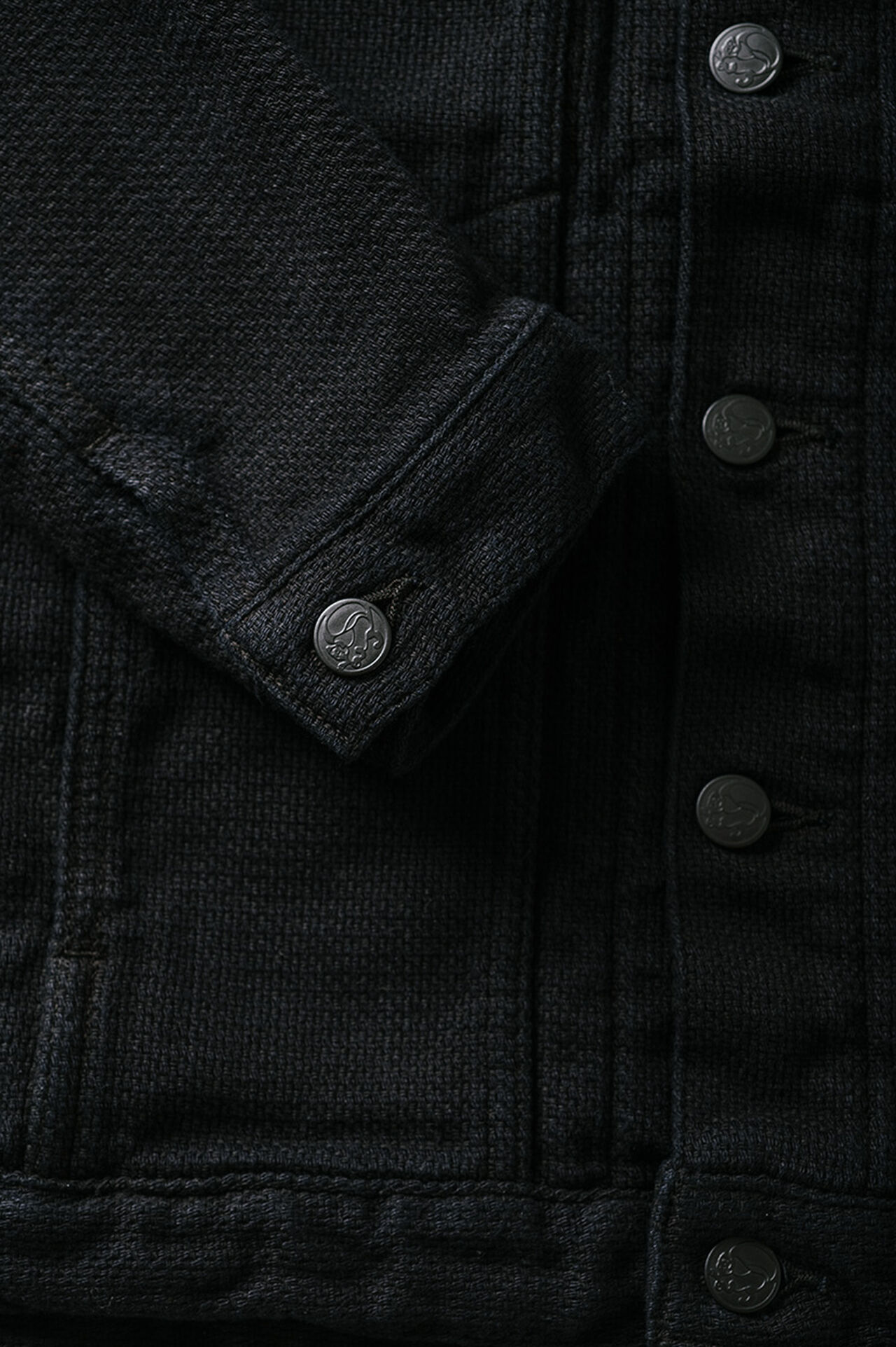 Tanuki x Graph Zero Sumi Overdye Sashiko Type 3 Jacket,, large image number 10