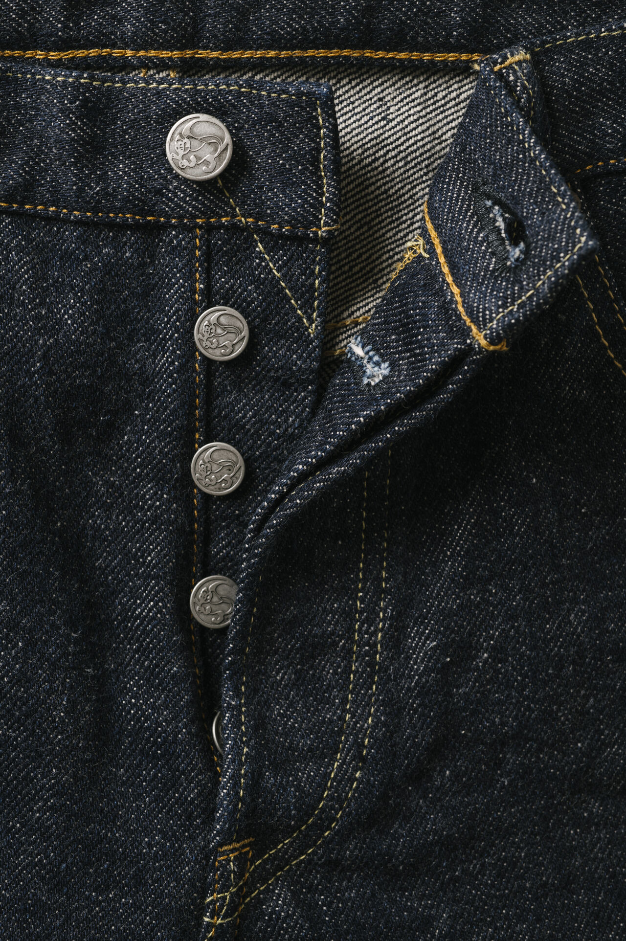 Buy OTNHT ONI x TANUKI Collaboration 20oz Natural Indigo Secret Denim ...