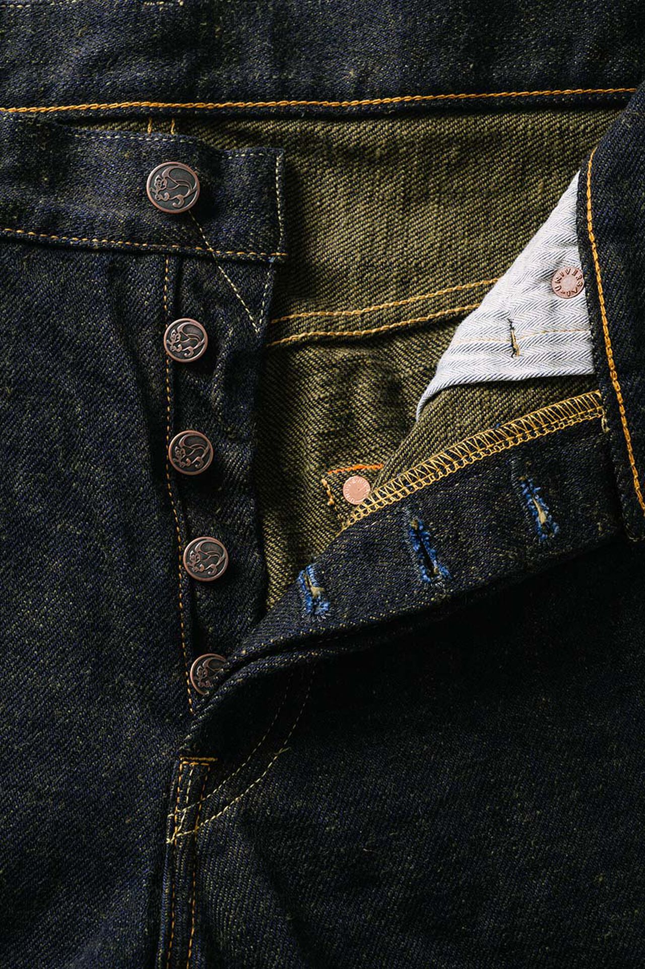 HK5450HT
"Heavy Kusaki" 19.5oz
High Tapered Jeans image number 10