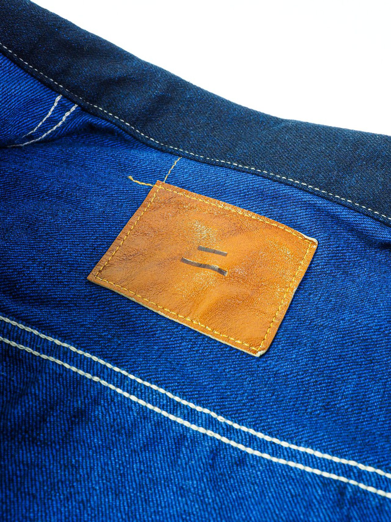 YUJKT2 16.5oz Natural Indigo "Yurai" 2nd type Jacket with handwarmers-46-One Wash,, large image number 6