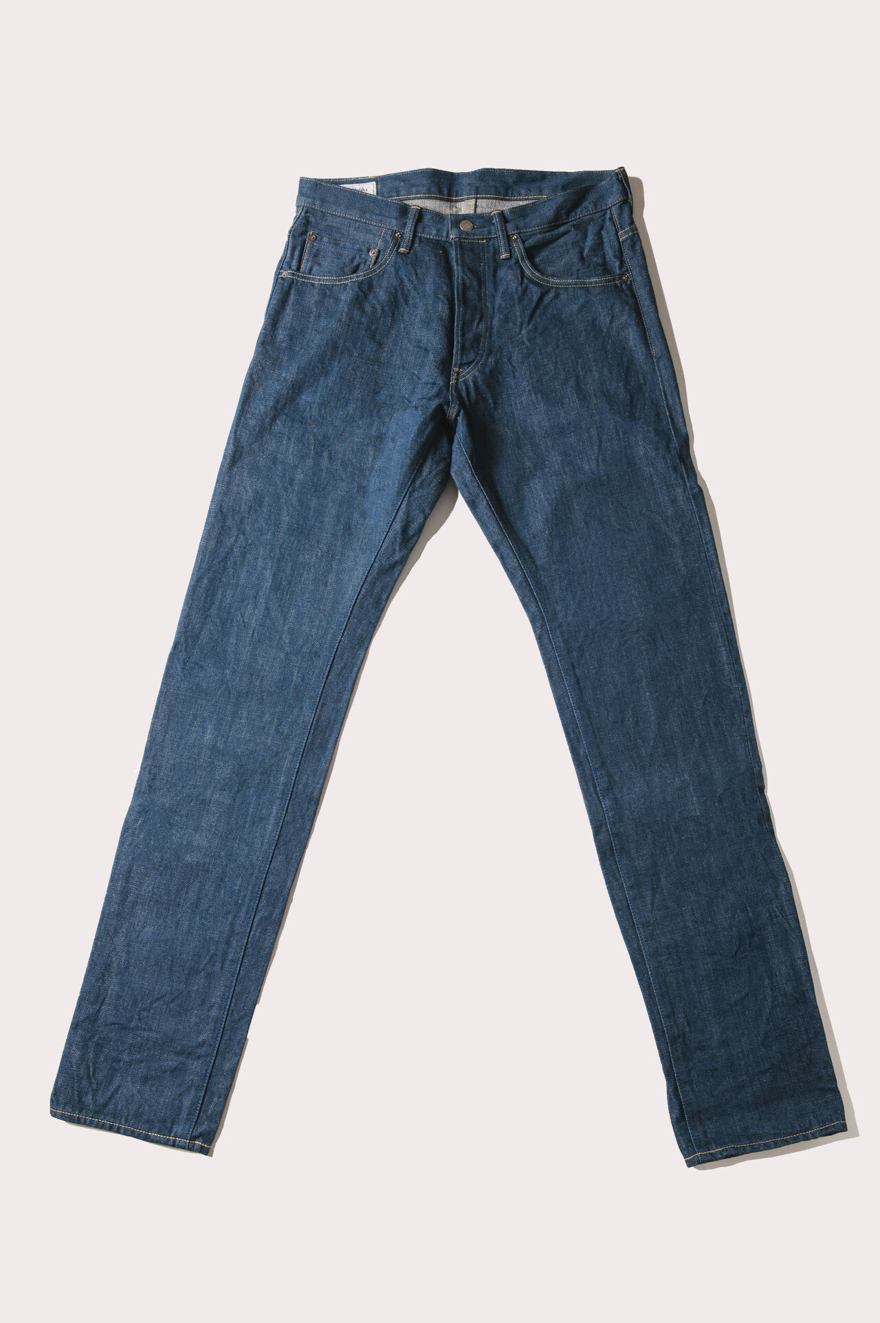 KHT 13oz "Kaze" Fade Blue High Tapered Jeans,, large image number 5