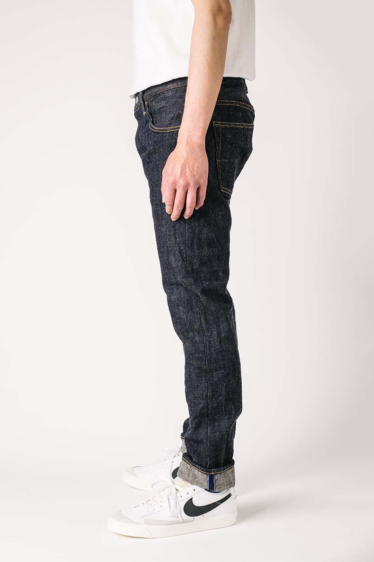 MI9894T 
"Miyabi" 18.7oz Tapered Jeans,, large image number 4