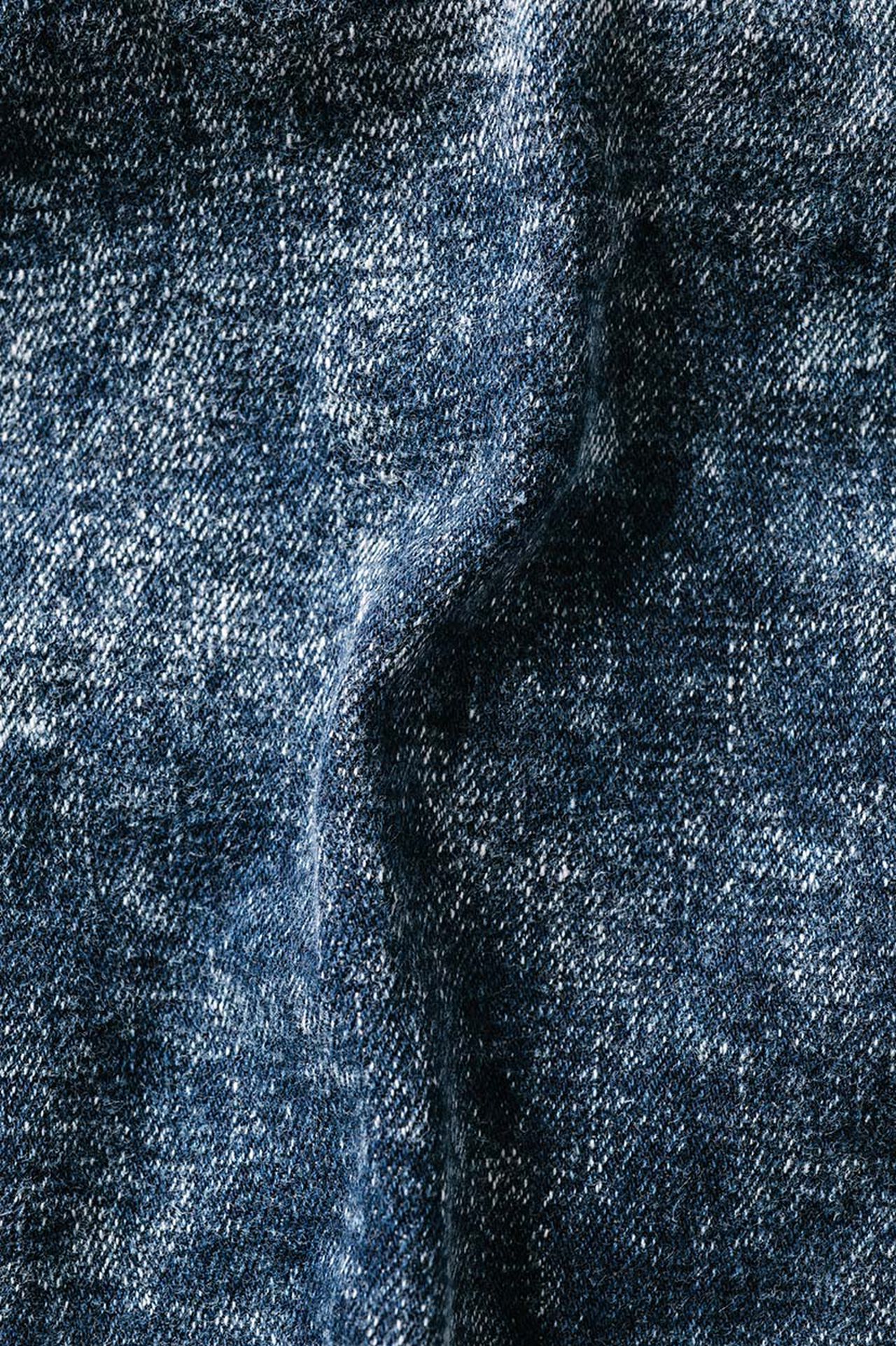 NAWJKT3 16.5oz Natural Indigo Acid Wash 3rd type Jacket with handwarmers image number 11