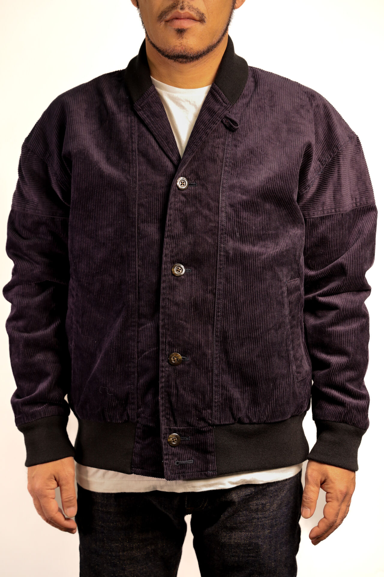 TNK501SZA "Sazanami" Corduroy Jacket (Indigo),, large image number 0