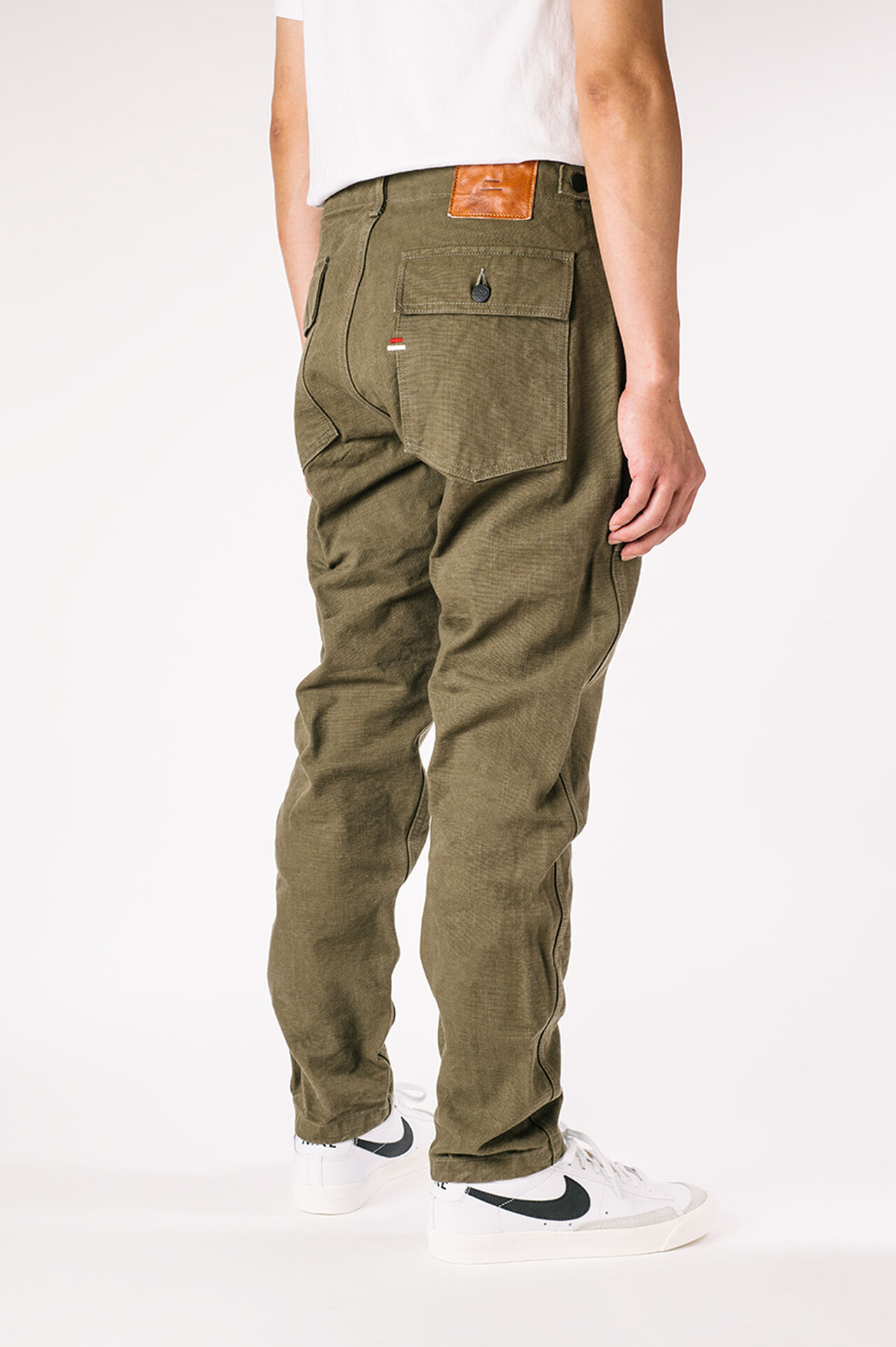 YO0905BKROLV 25OZ UTILITY OLIVE PANTS,, large image number 4