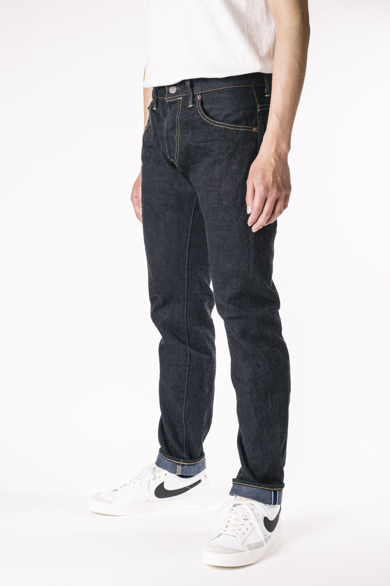 AM6651T 15oz "AMAGUMO" Tapered Jeans,, large image number 4