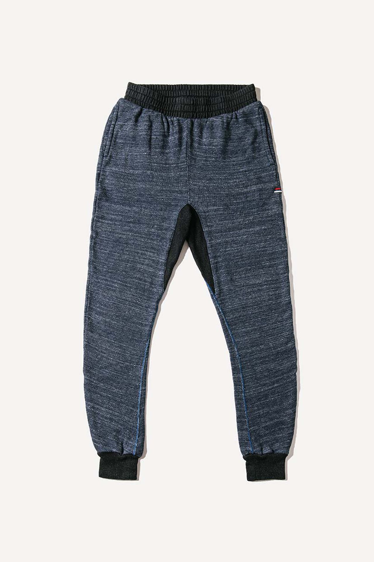 HY2348SO Loopback Indigo dyed "HAYATE" Sweatpants,, large image number 6