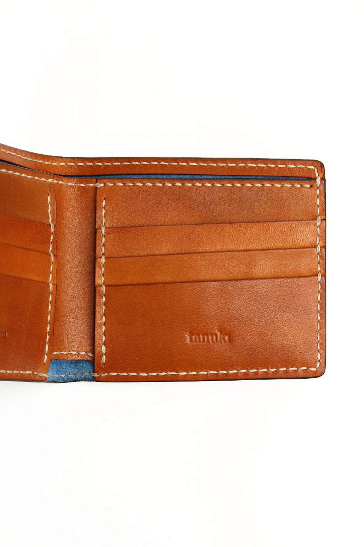 Saddle Short Wallet without Coin Pocket (BROWN),, large image number 4