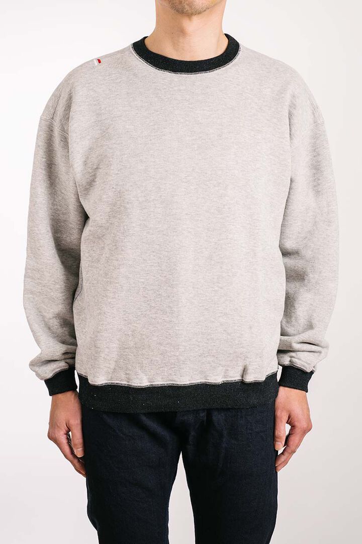 ZU1104K Loopwheeled Tsuri-ami grey "ZUIEN" Sweatshirt