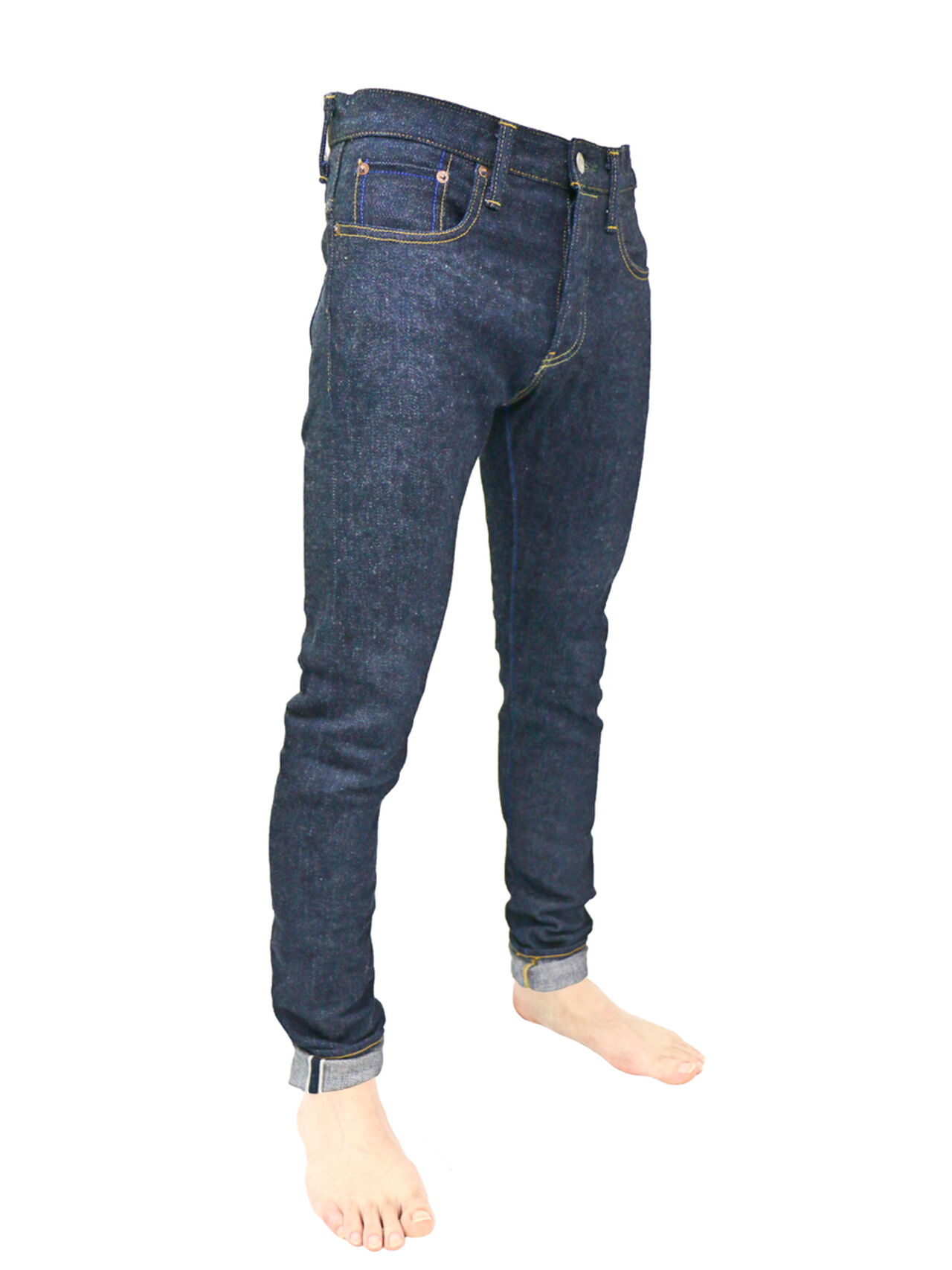 NSXT 16oz "SEN" Natural Indigo Extreme Tapered Jeans image number 0