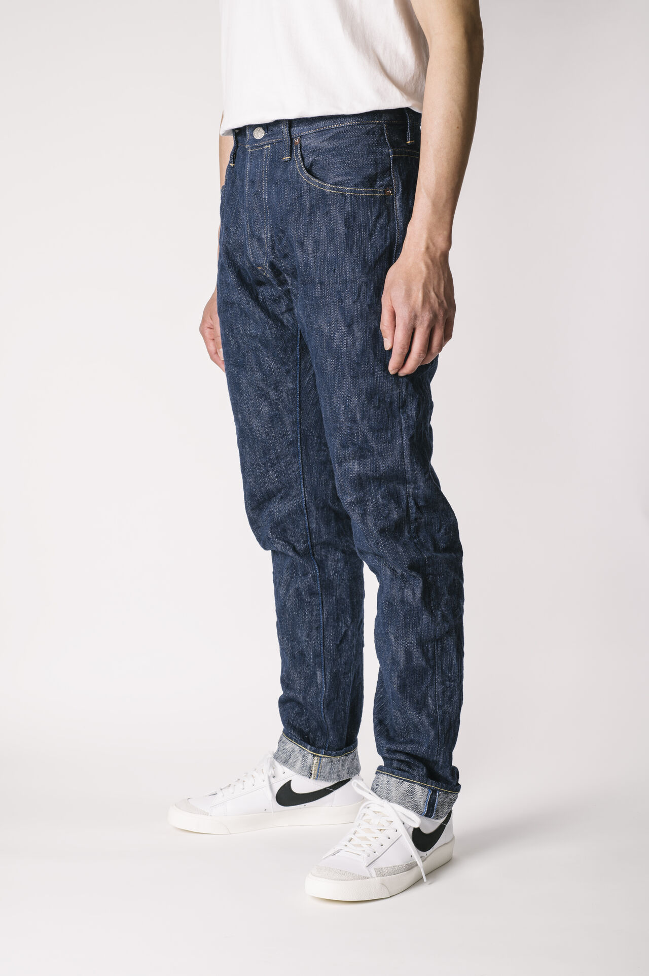 AHT 18oz Shoai "Arashi" High Tapered Jeans,, large image number 3