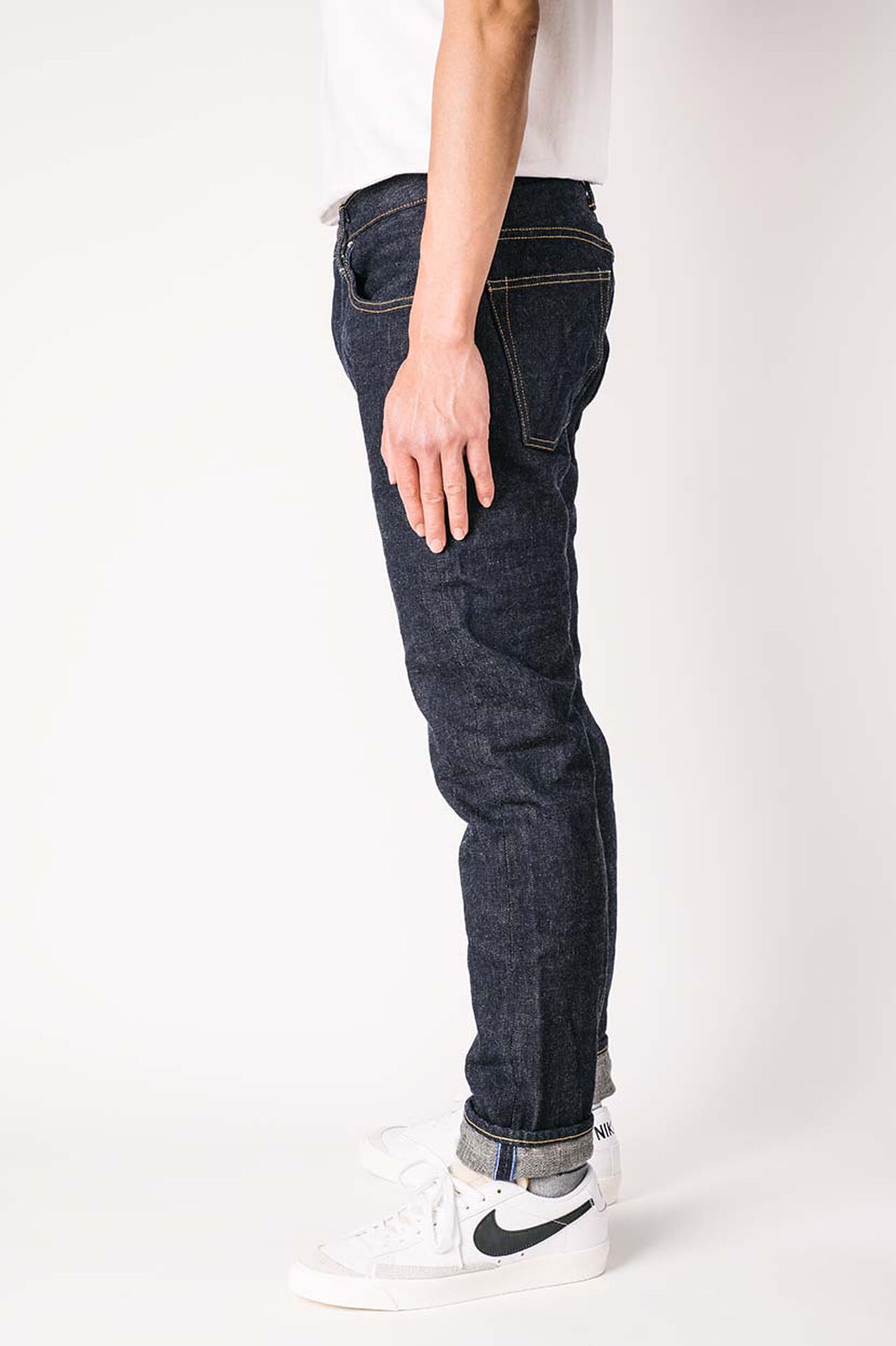 NT 16.5oz "Natural Indigo" Tapered Jeans-One Wash-32 image number 2
