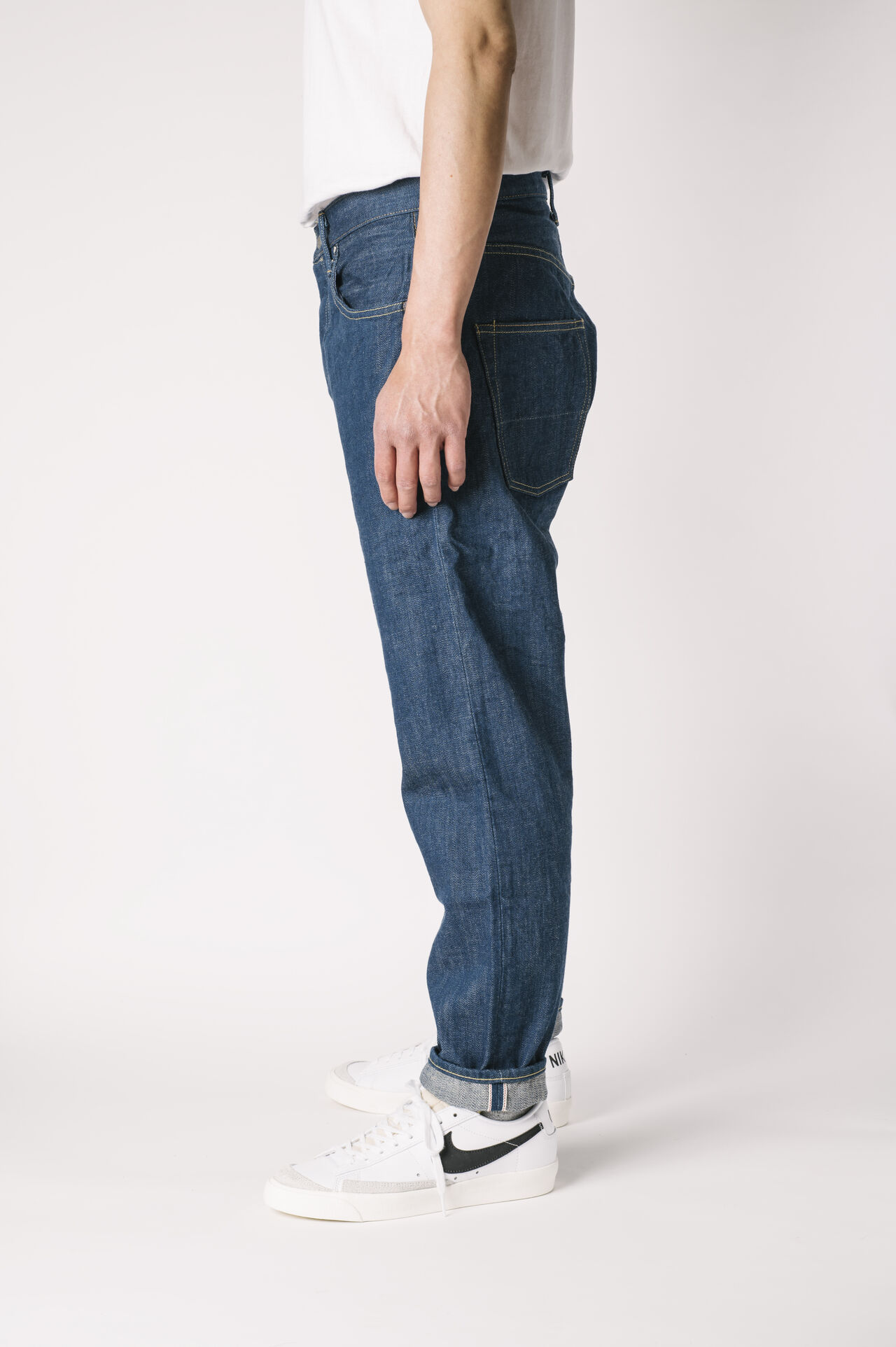 KDT 13oz "Kaze" Fade Blue Selvedge Draft Tapered Jeans,, large image number 2
