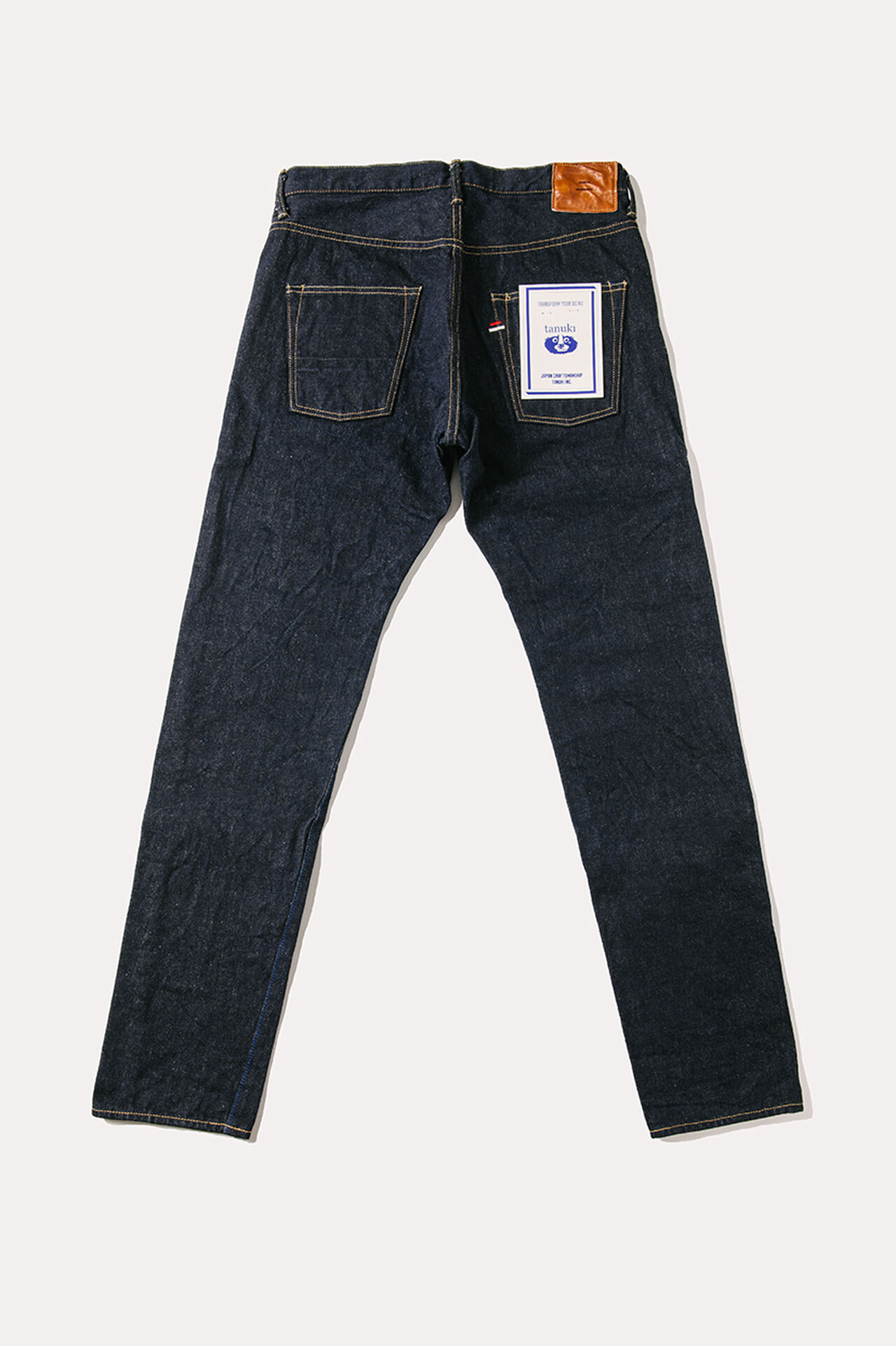 NHT 16.5oz "Natural Indigo" High Tapered Jeans image number 6